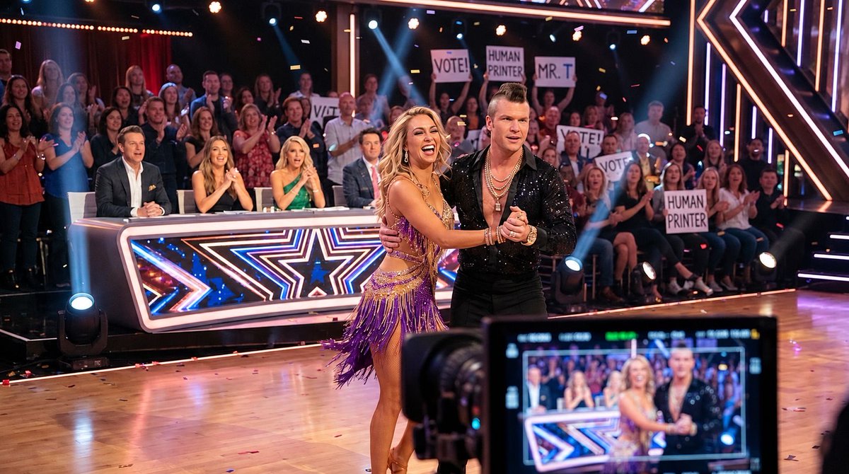 jon_macks's tweet photo. Who is more likely to end up on Dancing with the Stars next season? Natalie "the human printer" Harp or Pete "Mr. T" Hegseth? https://t.co/ePsFYLKiqx