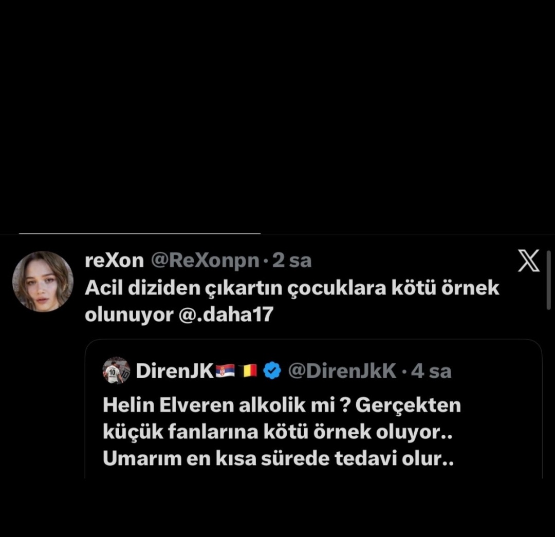 zeyelzeyn's tweet photo. Beyinsiz ergenler bunu diyince diziden atılacak mı sanıyorsunuz? https://t.co/A2IsOKtiCm
