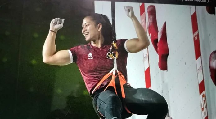olympics28LA's tweet photo. 🇮🇩🧗 Asian Games 2026 Sport Climbing — Oct 1!

🏆 14:30 IST — Women’s Boulder Final 🥇

⚡ Men’s Speed 4 Quarterfinals:
20:06 • 20:08 • 20:10 • 20:12 JST
📍 Portmesse Nagoya, Japan 🇯🇵

Full schedule &amp; results:
https://t.co/6fk6jev5Mp

#AsianGames2026 #SportClimbing https://t.co/amDtWgLBzM