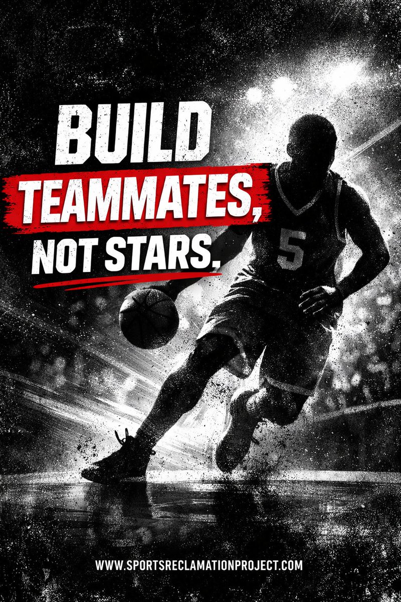 Jon_PGHoops757's tweet photo. Parents: stop chasing stars and start raising teammates. 
Build the player everyone wants beside them, not just the player everyone talks about.
#SportsReclamationProject #YouthSports #SportsParents #TeamFirst #CharacterMatters https://t.co/JHUGEOlV7V