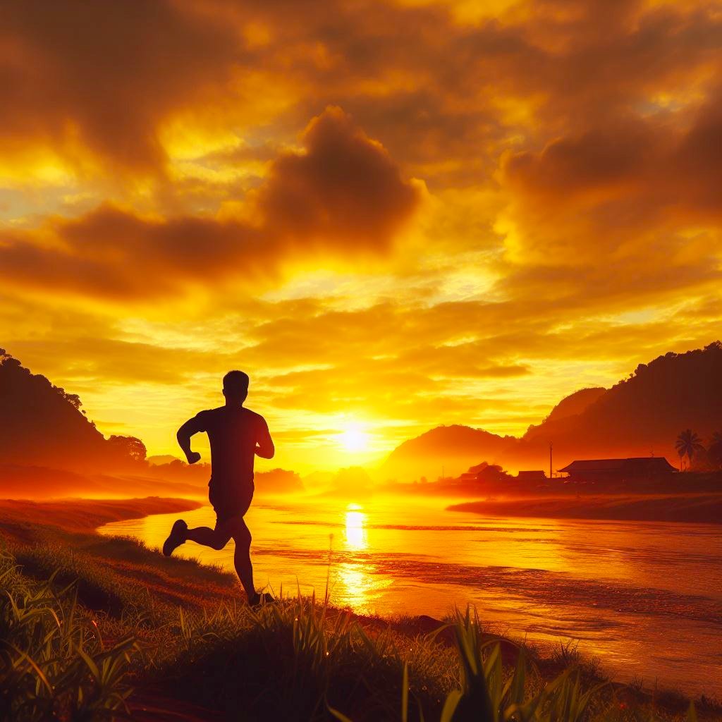 CathernProdehe's tweet photo. Just finished a 10km morning run along the city river—crisp air, golden light, and no crowds made it perfect for clearing my head. https://t.co/VMpCjc6G6u