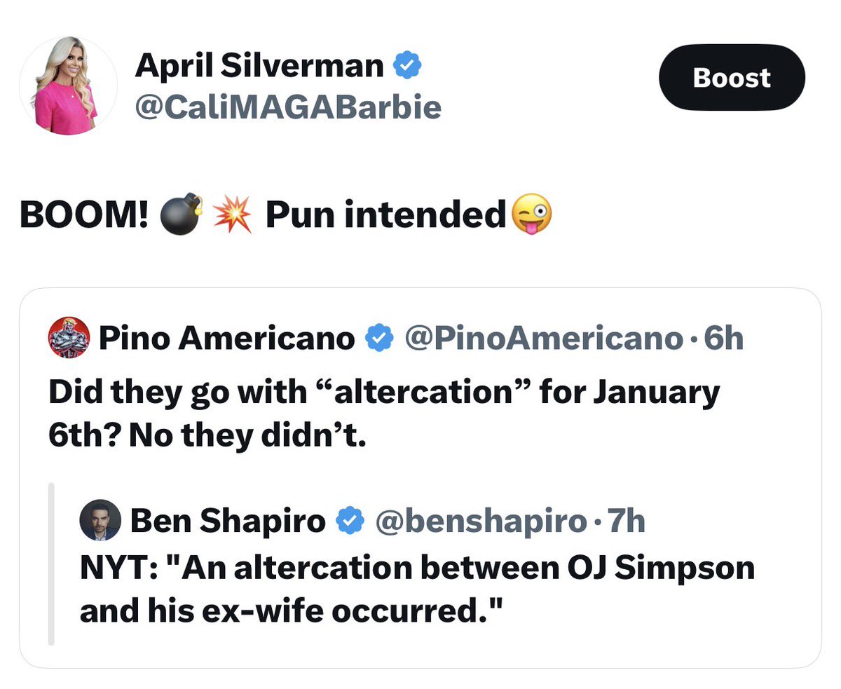 CaliMAGABarbie's tweet photo. BREAKING: Mostly peaceful hijacker has minor altercation with pilot on the way to Tel Aviv

When a Muslim terrorist tries to hijack a plane full of Jews, it’s an “altercation.” When left-wing thugs burn our cities, it’s “mostly peaceful.” When you want secure borders, fair elections, and safe communities, you’re a “right-wing extremist.”

You don’t hate the media enough. You can’t hate them enough.
They will say anything to avoid offending Islamists and burying the truth.

Islamism is the threat. That’s what this was.