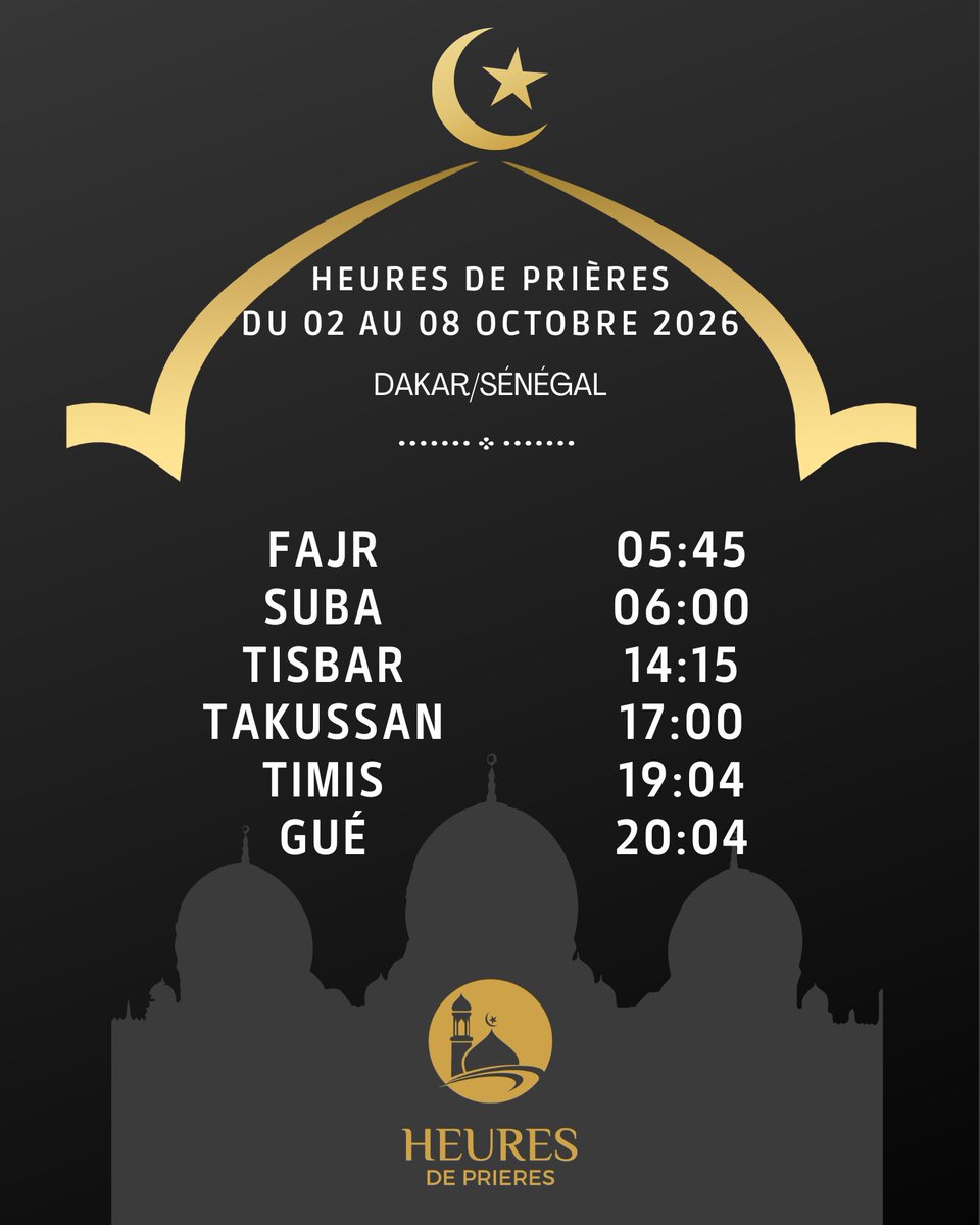 heuresdeprieres's tweet photo. « Accomplissez la prière [normalement], car la prière demeure, pour les croyants, une prescription, à des temps déterminés. »

[Sourate An-Nisa’, Aya 103] https://t.co/H1cSxZMuo5