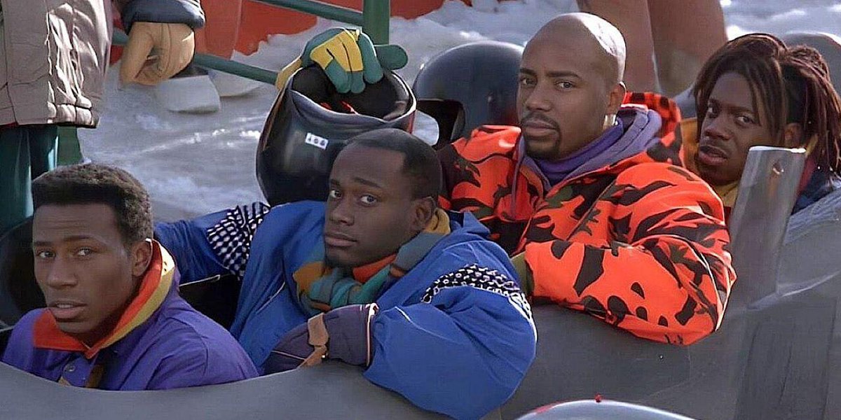 landofthe80s's tweet photo. "Cool Runnings" starring John Candy opened in theaters 33 years ago, October 1, 1993. 

BITE-SIZED FACT | The Disney comedy was inspired by the Jamaican bobsled team's debut at the 1988 Winter Olympics. #90s https://t.co/oIkjnflcwI