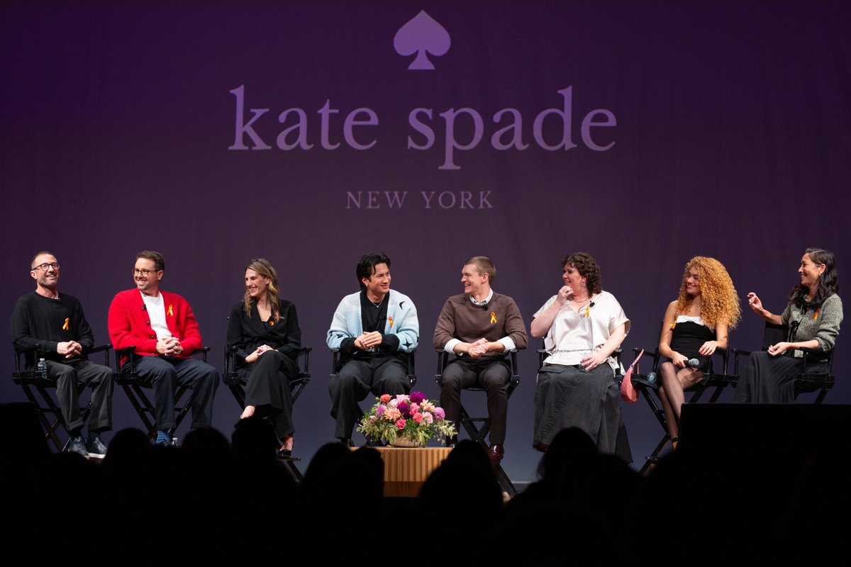 storriephotos's tweet photo. Connor Storrie, Jacob Tierney, Brendan Brady, Jayme Alter Wilson, Hudson Williams, Rachel Reid, Ksenia Daniela Kharlamova and Christina Chang at the Kate Spade New York Global Summit on Women’s Mental Health 2026. https://t.co/4vpMRHOC5k