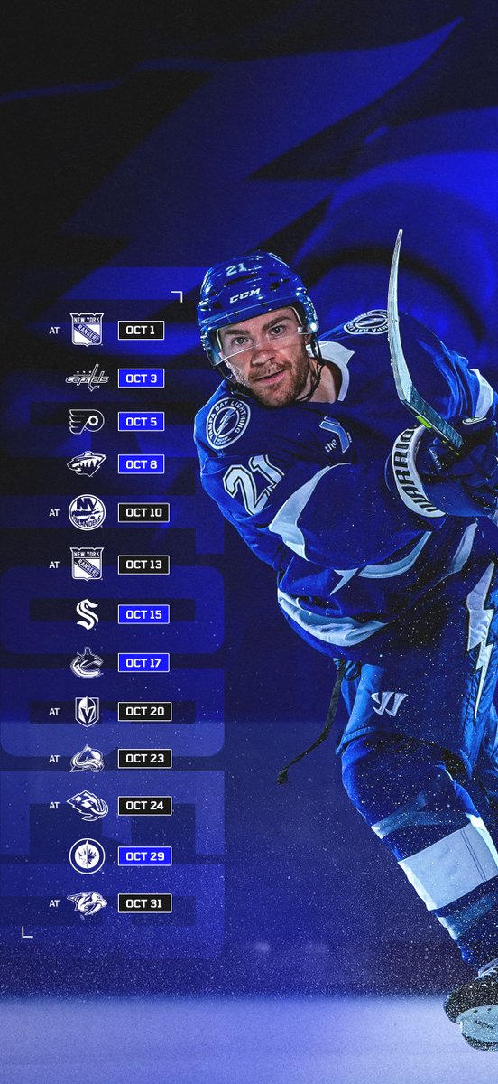 TBLightning's tweet photo. A new season is upon us!

Update those screens and never forget a game 📲

#GoBolts | #WallpaperWednesday https://t.co/R0L25K0Pfi