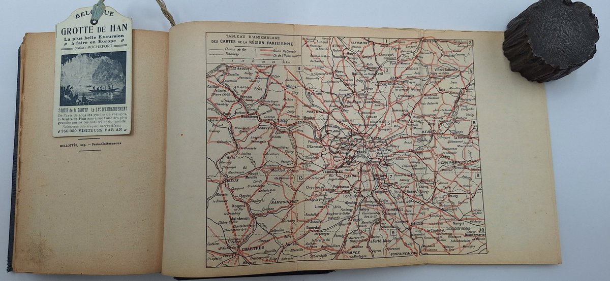 RareTome's tweet photo. 📚 Guides Conty — Environs de Paris, 10e édition, Paul Mellottée.
Un guide ancien illustré comprenant 13 cartes dépliantes numérotées et plusieurs plans en couleurs.
Disponible chez #RareTome 👇
https://t.co/YljXR117wh⁠
#LivresAnciens https://t.co/oVZWGDwMf7