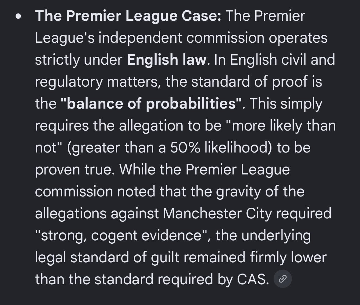 JAYD_1988's tweet photo. This is absolutely key for me personally when looking into this matter. And is why I think the club continues to say it’s innocent. I’ve had to explain over and over again to far to many people what burden of proof means. So here’s the difference for the uneducated https://t.co/Na2LDYUVci