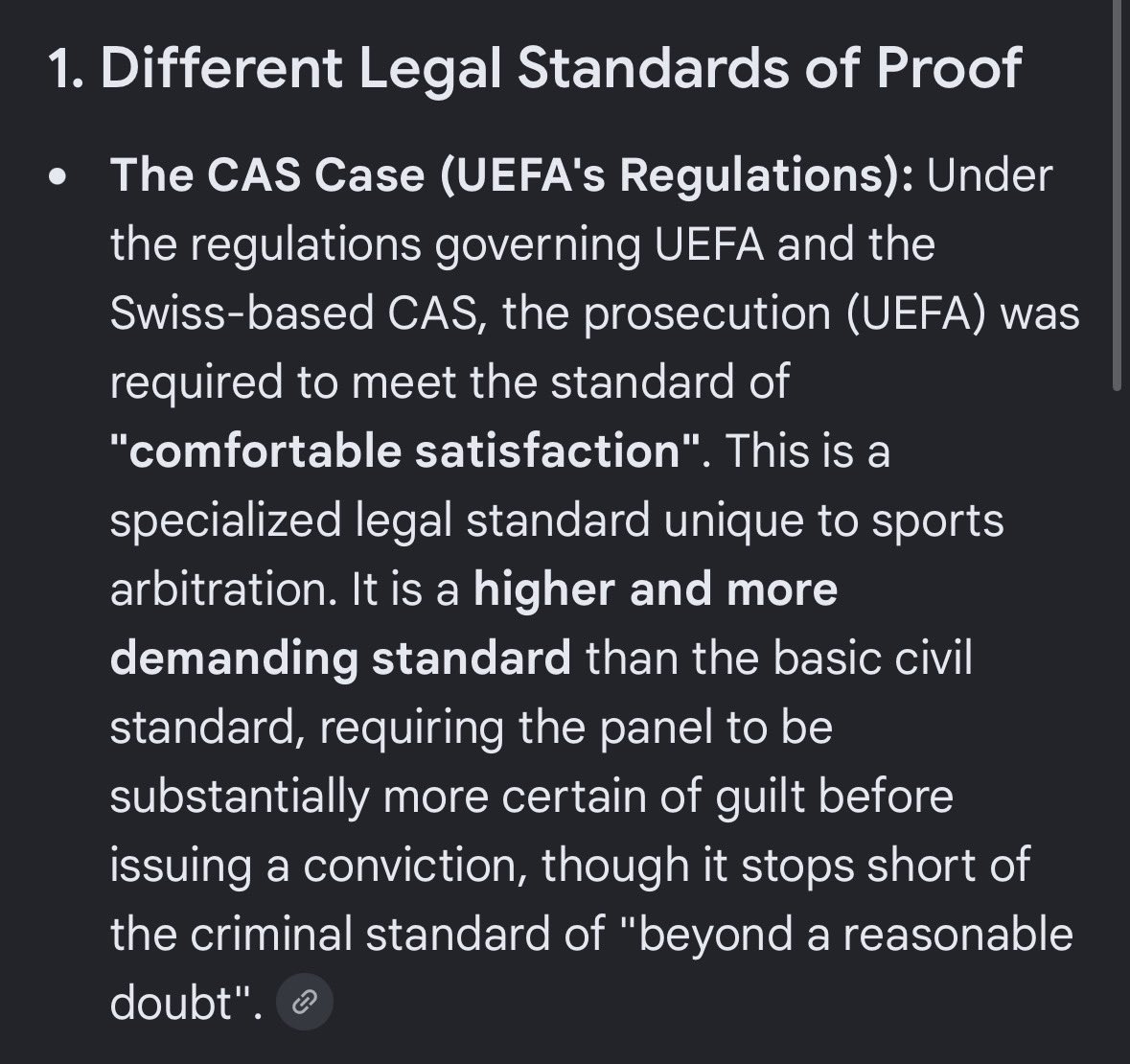 JAYD_1988's tweet photo. This is absolutely key for me personally when looking into this matter. And is why I think the club continues to say it’s innocent. I’ve had to explain over and over again to far to many people what burden of proof means. So here’s the difference for the uneducated https://t.co/Na2LDYUVci