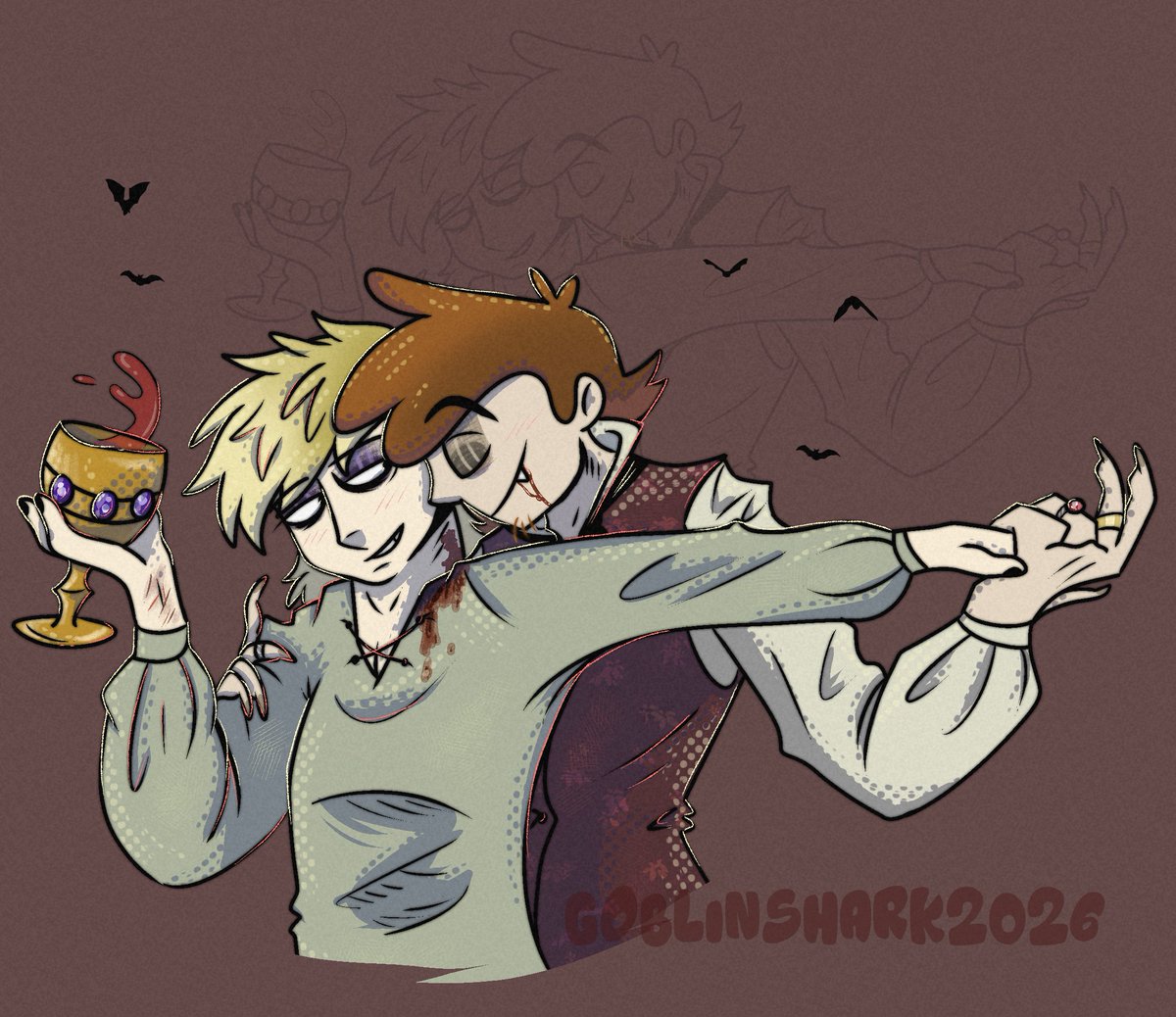 GoblinShark7's tweet photo. *twilight soundtrack*
#ocs
#vampireAU https://t.co/ralML0toGs