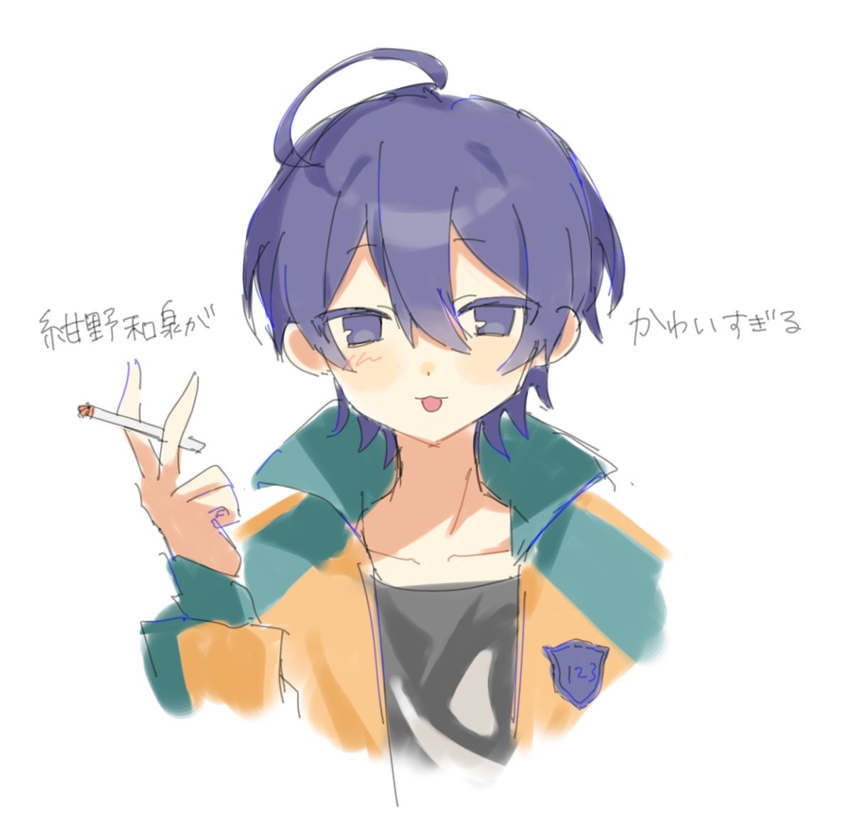 capupu1219's tweet photo. これ描いた頃はまだやさしいおとなしめのお兄さんだと思ってた https://t.co/mALwwonVZc