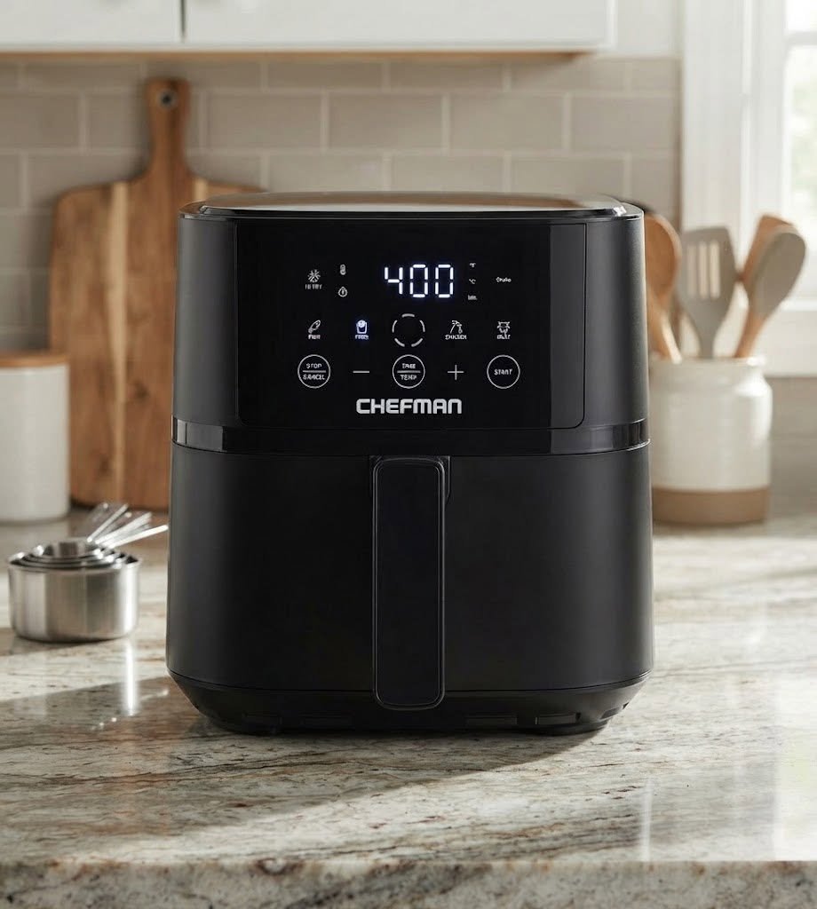 realballadolla's tweet photo. Early Prime Big Deal! $49.99 for this 4-qt. Chefman Air Fryer! Air frying is fast, easy and healthy! #ad https://t.co/CSQQa4duL4 #airfryer #deals #primedeals #cooking #kitchendeals https://t.co/d7fv6dC8RP