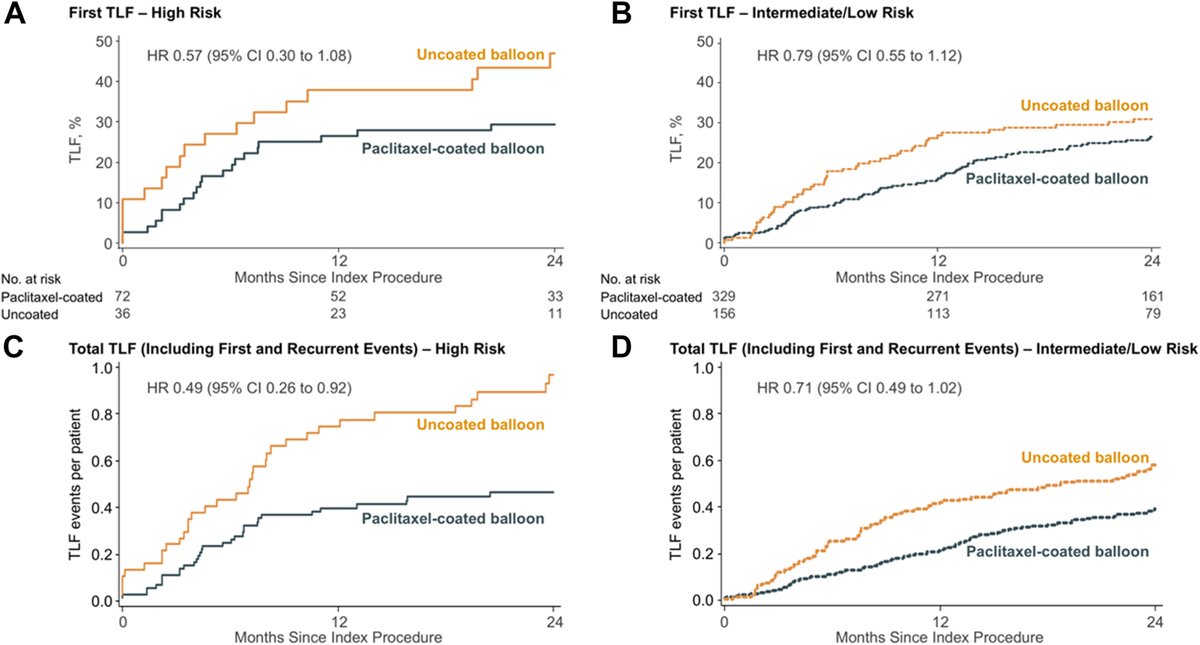MyJSCAI's tweet photo. 📖New analysis of the AGENT IDE trial, treatment with #paclitaxel-coated vs uncoatedballoon was safe & effective for treating patients with #coronary #ISR across a spectrum of #restenosis risk. Read more today:

➡️https://t.co/oOaK4Hu6mq 

@PrakritiGaba @KateKearney4 @rwyeh @JDawnAbbott1 @FaroucJaffer