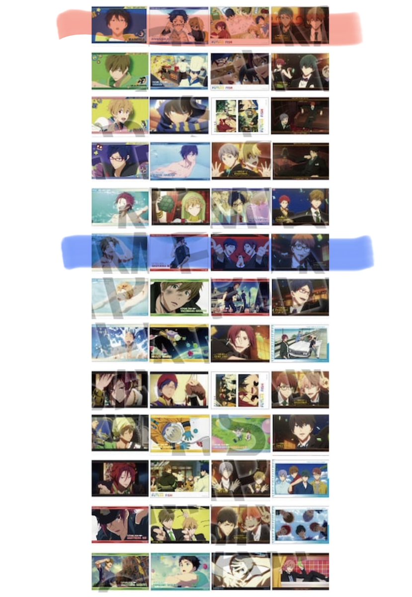 mika03030630's tweet photo. 【交換】Free!シリーズ ブロマイドコレクション Ending Scene

譲:画像　青
求:画像　赤

岩美イベ、鳥取オケコンでのお手渡し希望です。
検索からでもお気軽にお声がけください。

※画像はお借りしております。 https://t.co/ed2e4fqQOW