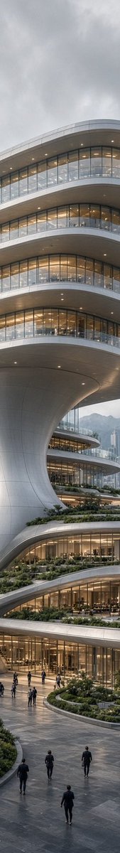 Aiarchitecter's tweet photo. Goodbye rigid walls, hello organic curves. This concept design changes everything about how we build cities. #FuturisticArchitecture #ArchitectureLovers https://t.co/jm6PNggp0Q