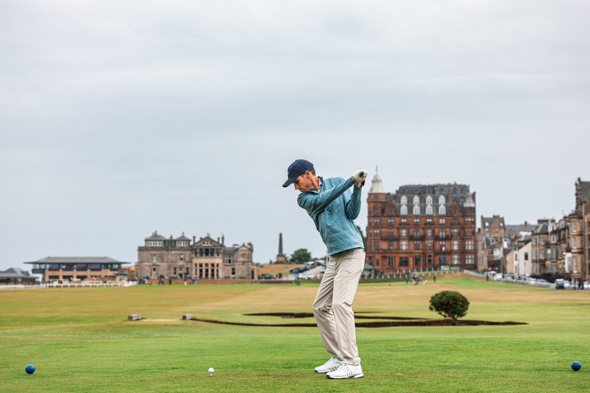 JohnMorton215's tweet photo. Always a jolt to the system when you see the best players in the world at the Old Course…
Knowing the public plays there too.
It’s one of the reasons golf is the greatest sport on the planet.
#StAndrews
#AuldGreyToun
@AGTGolfBooks https://t.co/6q1Cm48nC4