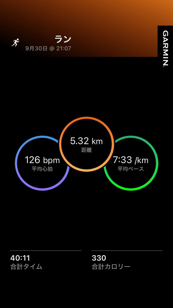 snow_moon_now's tweet photo. ★日曜日ラン１７km＋昨日ラン５km

９月もお疲れ様でした👍
徐々に月間走行距離を２００kmまで上げていきたいところです🤔

９月月間走行距離・・・１００km

#マラソン
#ランニング
＃金沢マラソン https://t.co/iOwVQXQmMj