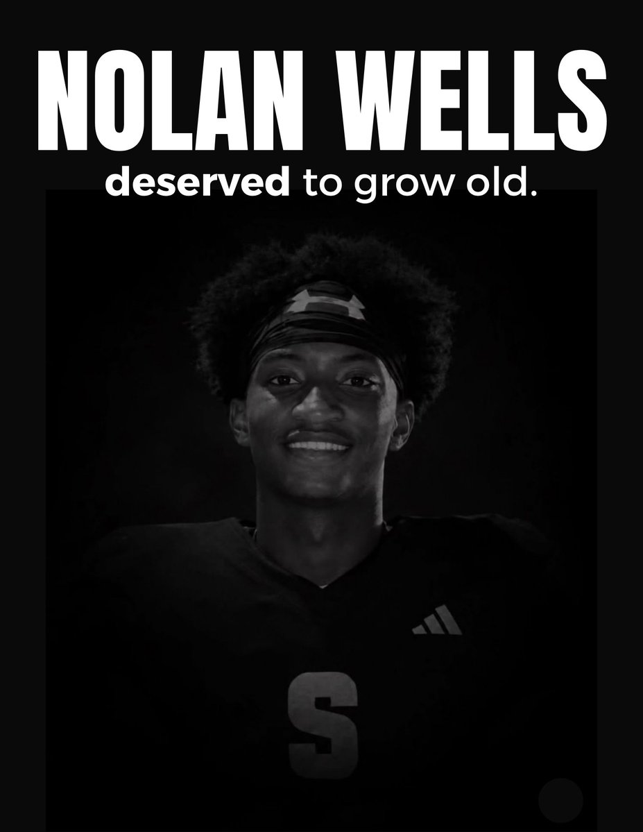 RepPressley's tweet photo. We'll never have justice for Nolan Wells, for in a just world he'd still be alive.

But there must be accountability.

We'll never stop saying his name & demanding the answers his family deserves.

And we'll never stop fighting for a world where Black men can grow old and thrive.

#BlackoutForNolan #SayHisName