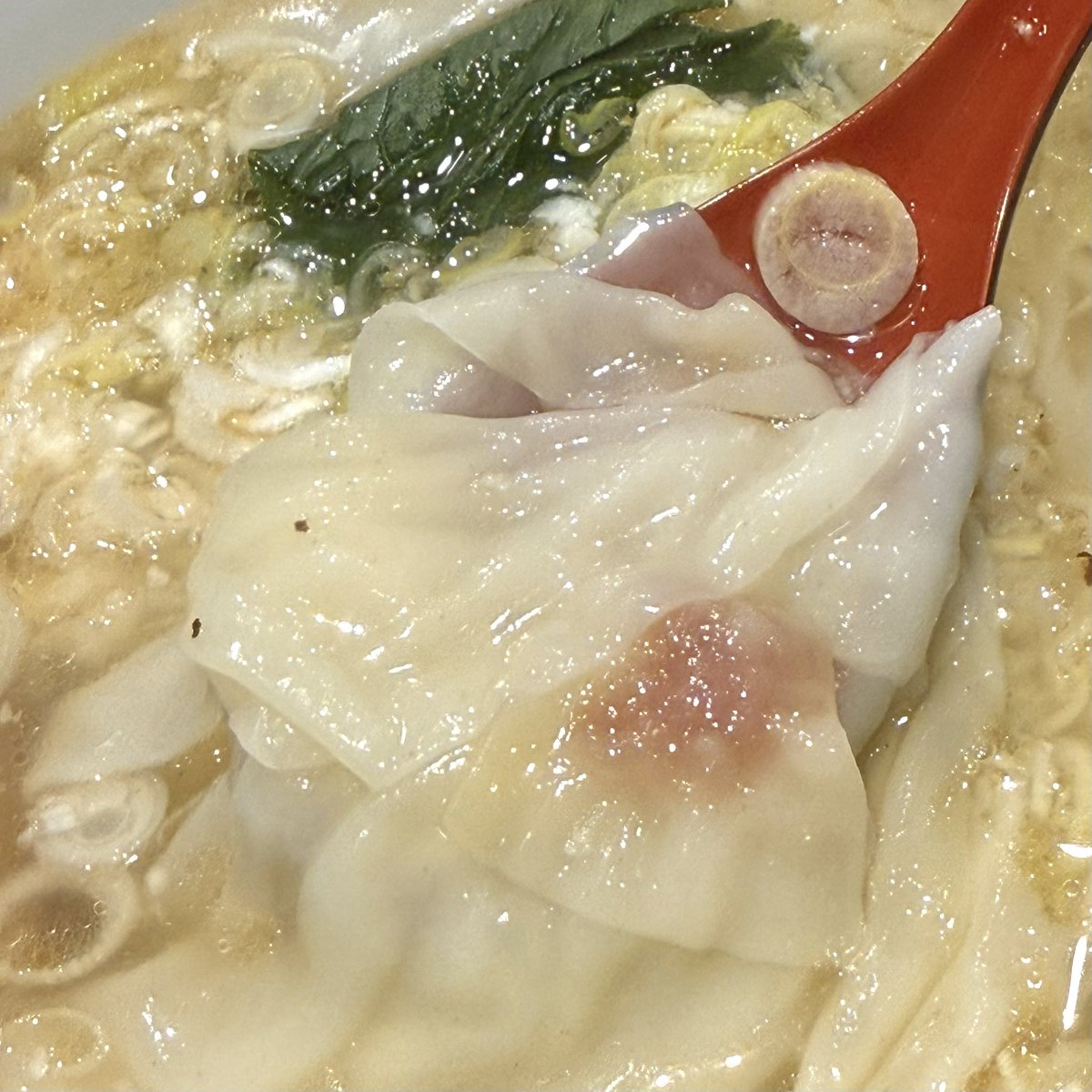 manabukun28's tweet photo. 🔵豊洲の『#ふぢの』にて、
◾️ワンタン塩味 ねぎ多め
◾️チャーハン
（＾∇＾） https://t.co/00jiM7MasP