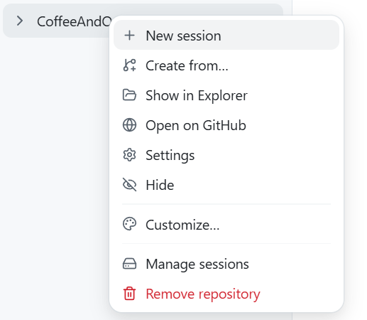 isaacrlevin's tweet photo. Is there a way to "pin" projects in the @github  @GitHubCopilot app? Maybe I am missing something, but it would be lovely to have the ability to have the same projects always on top https://t.co/r4HTGnf8Iv