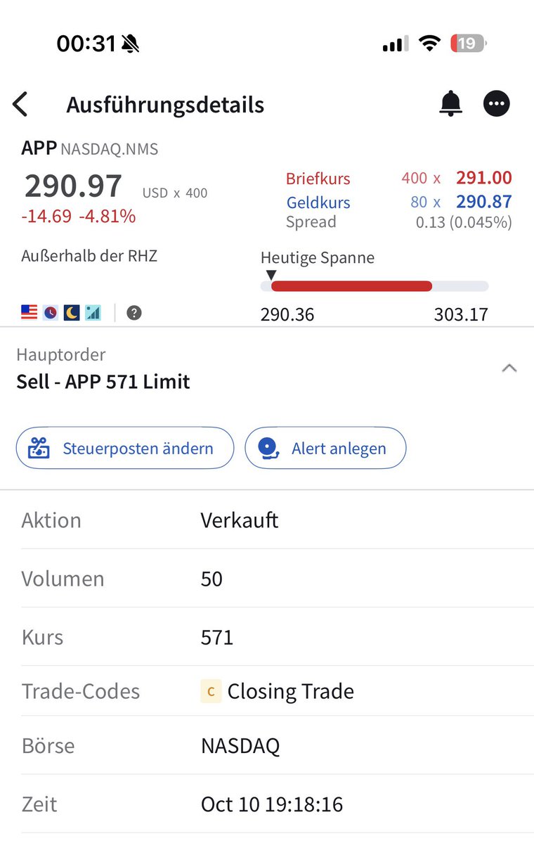 longshortdw's tweet photo. Sold $APP last year in Q4 at $571 

will buy back when it’s time to buy https://t.co/VaK6WSLaiS