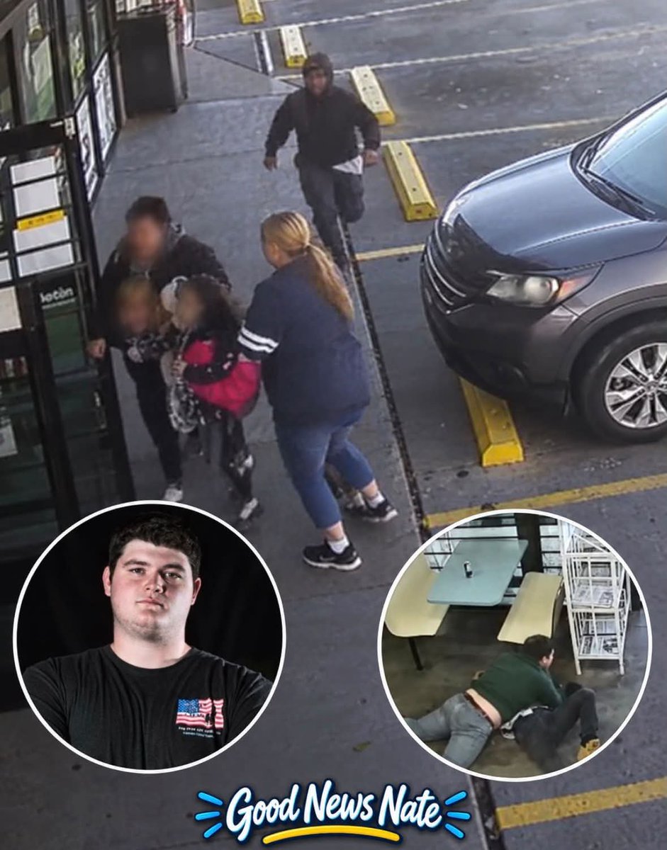 DOGEQEEN's tweet photo. A man suddenly grabbed a child from his mother and demanded that she hand over her other children. But he had no idea a 16 year old wrestling champion was nearby.

The mother fought back as people rushed in to help, but the man struck her and kept trying to take her kids. She managed to get them inside the convenience store and behind a door, but he followed them in.

That’s when Canaan Bower came running over.

Canaan sprinted inside and found the man trying to get into the room where the family was hiding. He grabbed him, body slammed him to the ground and used his wrestling training to pin him there.

For more than five minutes, Canaan held him down until deputies arrived. The mother and all of her children were safe.

Canaan was only 16 years old. The skills he had spent years developing for wrestling ended up helping protect a mother and her children when they needed someone most.

Canaan is the kind of young man the internet should be talking about. He deserves recognition for this one.