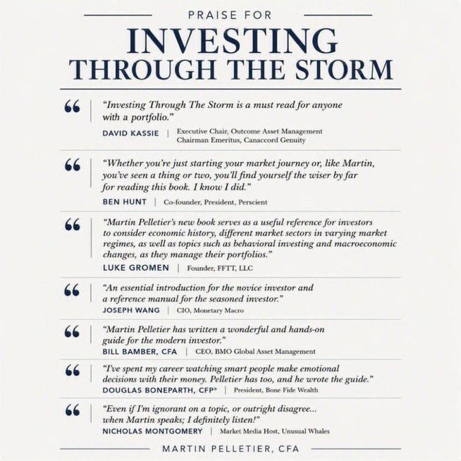 MartinP_CIO's tweet photo. The worst time to figure out your strategy is during a market crash. In writing Investing Through the Storm, I analyzed four decades of market downturns. The investors who built and protected their wealth all did things differently. Find out more. Coming December 8th. Pre- https://t.co/VVy5QrYGJr