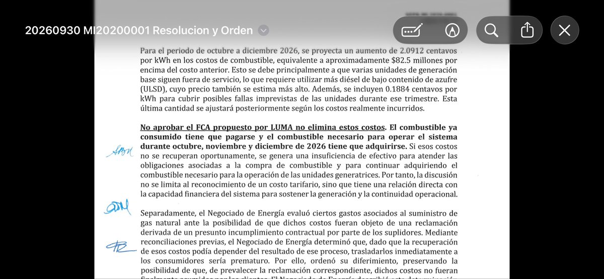MillyMendezpr's tweet photo. SUBIRÁ LA LUZ EN LOS PRÓXIMOS TRES MESES: Negociado dio paso a un alza de 5 centavos por kvh y no los 6 centavos solicitados.  Este aumento representa $42 adicionales al mes que pagará un cliente en su factura de luz si consume 800 KVH.  
El aumento es a partir del 1ro de octubre https://t.co/ZeZoqrMRyC