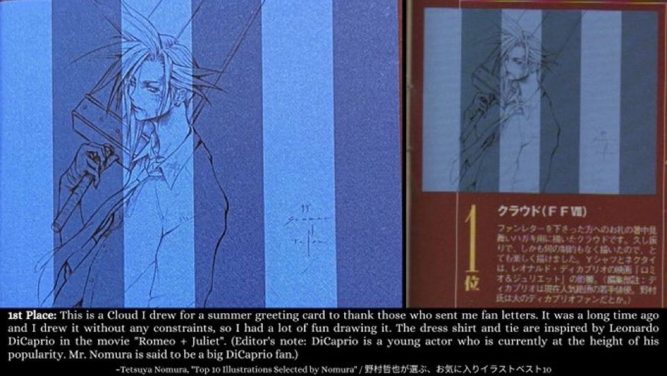 L0velive3's tweet photo. Cloud and Aerith are the definition of star-crossed lovers. There was never a debate about it until AC and CC made some of the fandom delusional. You can tell the people getting mad at this never played OG. Not only does loveless mirror their story, Nomura loved Romeo and Juliet https://t.co/7k6ozBWkE1