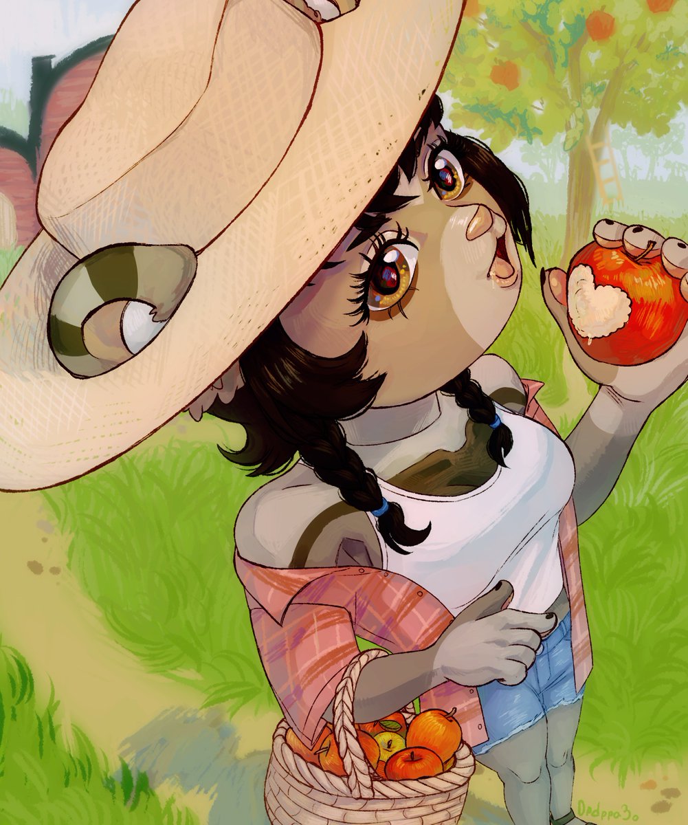 dpdppa3's tweet photo. apul
art for @LIMA_Draws 
#furry #farm #apple #art #digitalart https://t.co/TlHQQhTumc