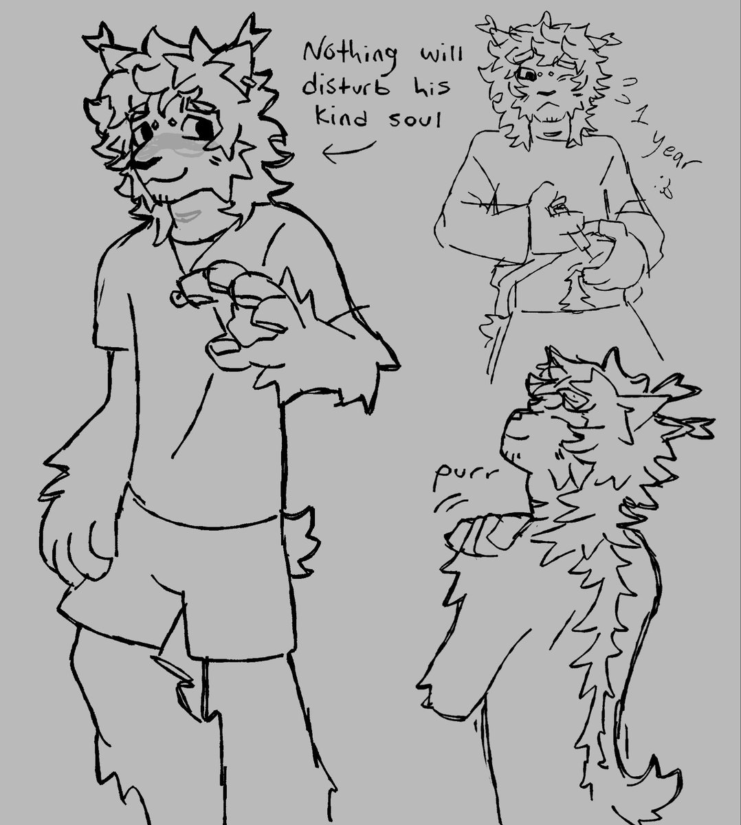 Rexstrz's tweet photo. meowwwww
1 year on T!
#furryart https://t.co/jxwEIiygIB