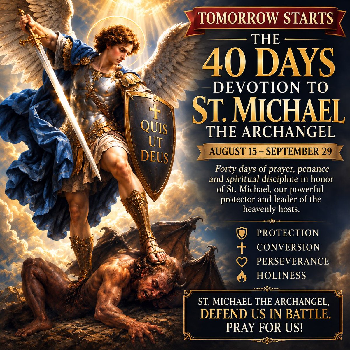 m_martind740's tweet photo. #saintmichaellent #michaelthearchangel #heavenlyhost #spiritualwarfare #archangels https://t.co/HK0P78NiB4