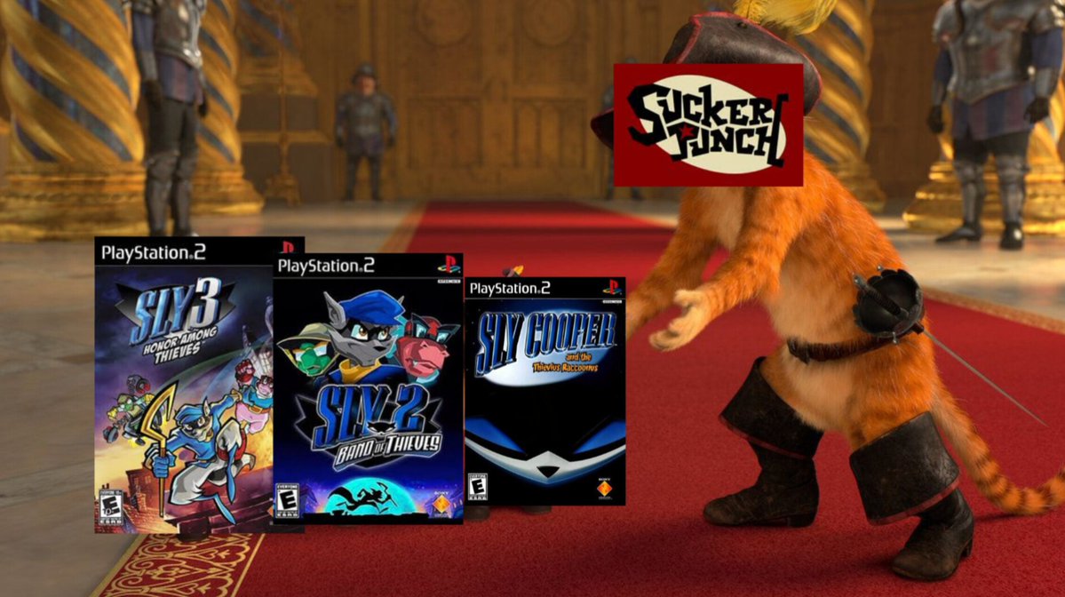 Safehouze_'s tweet photo. Sucker punch Introducing us to the sly trilogy for the ps2 era 🔥 
classics https://t.co/zQ0aMvEaBu