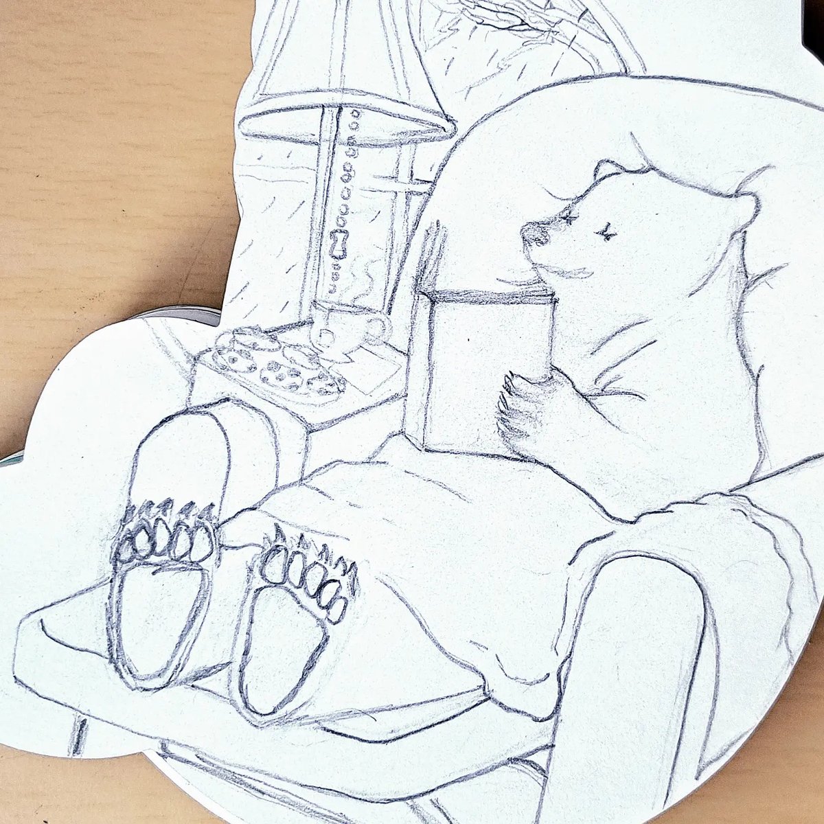 shirnelf8744's tweet photo. Cozy bear reading
The weather has suddenly been pretty stormy here, but its ok, when you can, just get comfy at home as this bear. Day 17 of #sketchtember from the list by @brzozowskanet

#bear #drawing #pencil #sketch https://t.co/uX6bHm6CrK