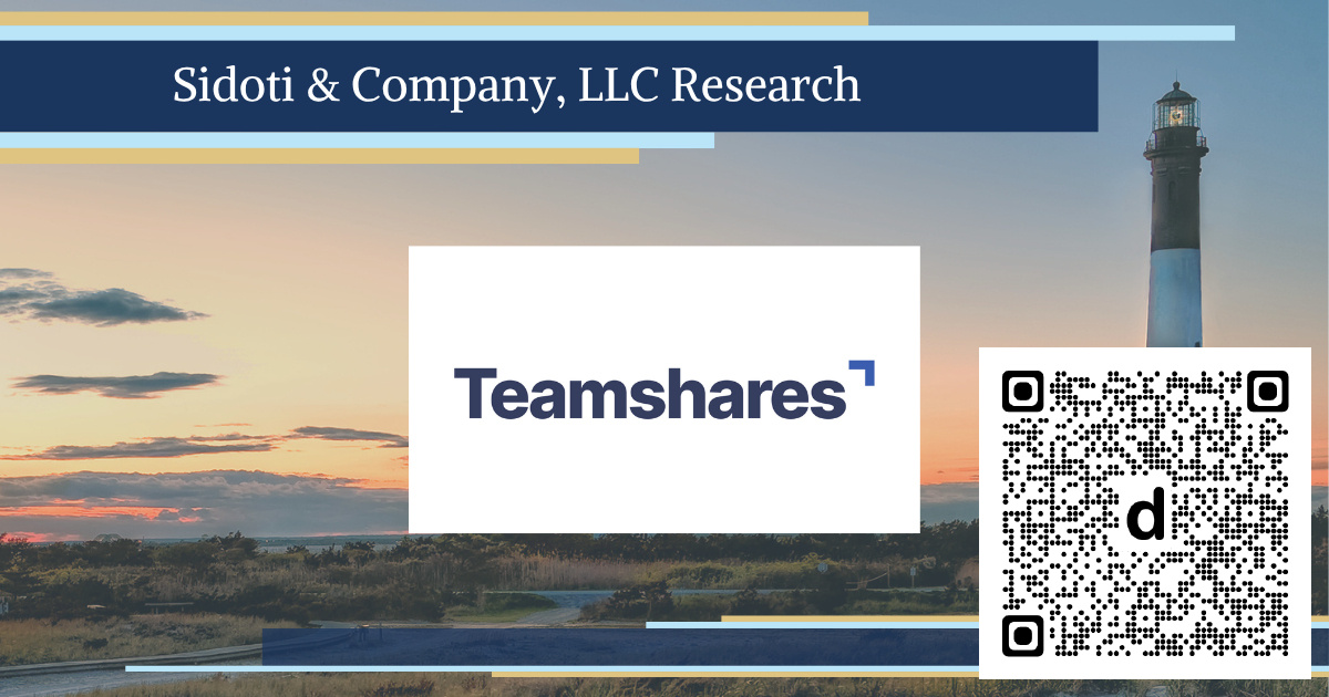 SidotiResearch's tweet photo. New research on @Teamshares $TMS #sidotiresearch
Read note: dlvr.it/TVjvtt
#investing #smallcap #microcap https://t.co/6OPvzFNpjm
