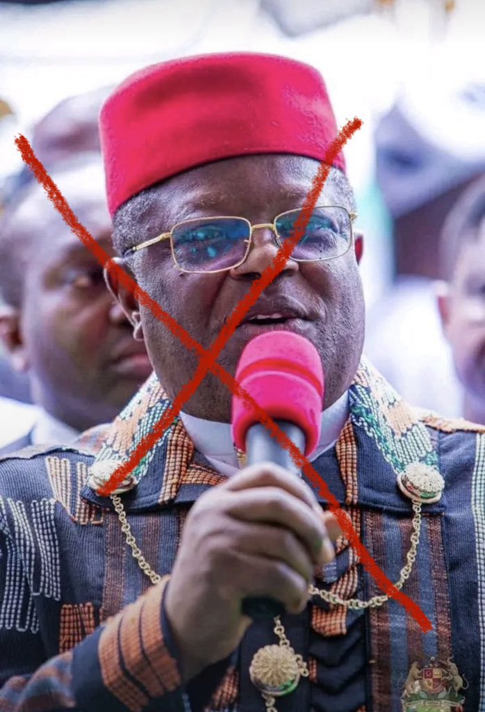 DarlingtonJam17's tweet photo. This calamity has proven beyond doubt as a tool against the unity of the Igbo nation 
Umahi is not Igbo !!!! 
#umahiisnotigbo https://t.co/ue5ZAJx4wt