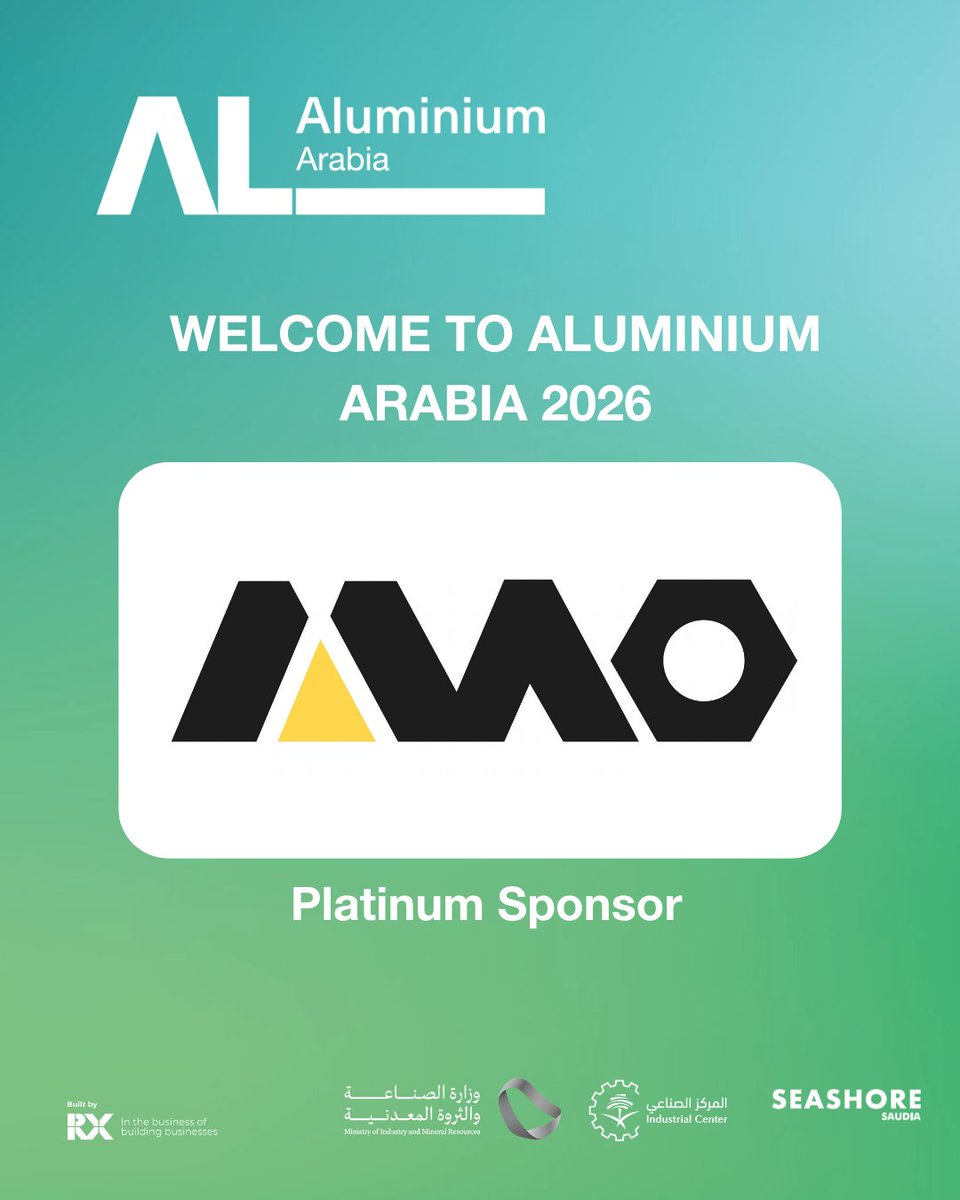 AluminiumArabia's tweet photo. 🏗️ Proud to announce @MAOSocialMedia1 as a Platinum Sponsor of ALUMINIUM Arabia 2026. 

For more than five decades, MAO has played a role in delivering some of the region's most iconic developments, including NEOM and Diriyah Square. 

We are delighted to welcome them as our Platinum Sponsor and look forward to their participation at ALUMINIUM Arabia 2026. 🤝 

👉 https://t.co/PalrqEoWsM

#AluminiumArabia2026 #PlatinumSponsor #ManarAlOmran #AluminiumIndustry #SaudiIndustry #AluminiumSector #IndustryLeaders