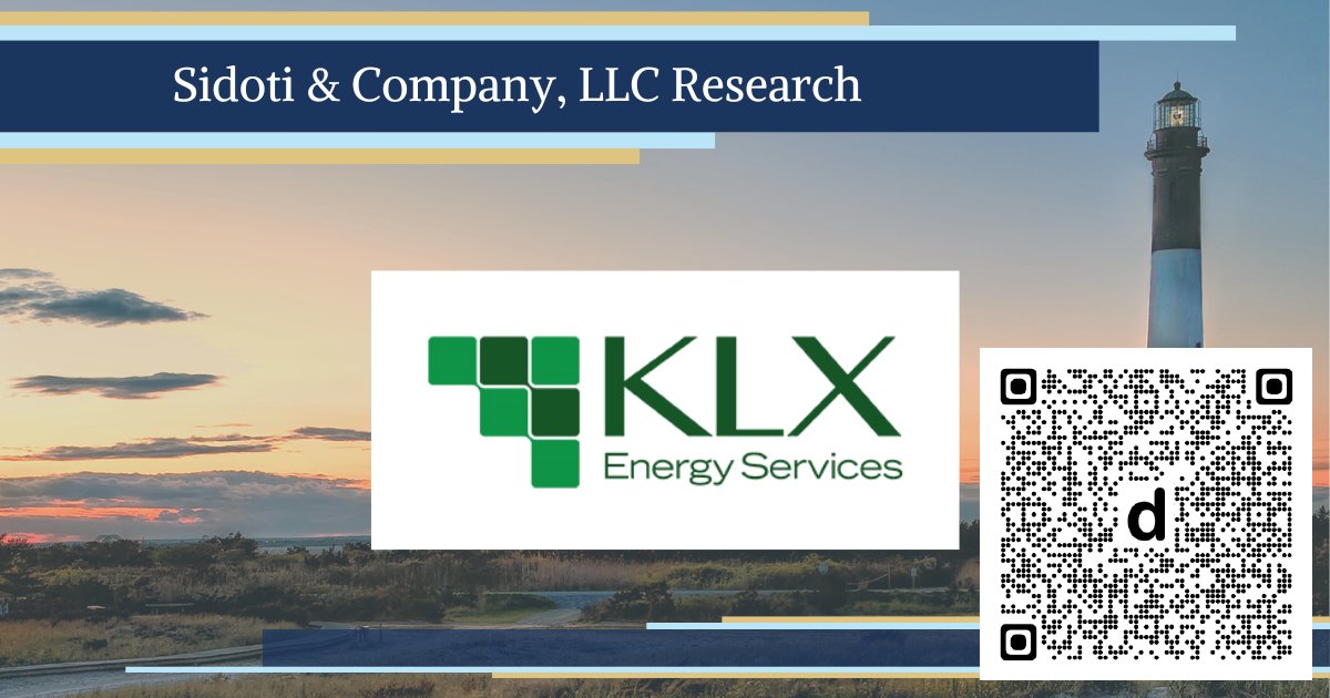 SidotiResearch's tweet photo. New research on $KLXE #sidotiresearch
Read note: dlvr.it/TVjvtd
#investing #smallcap #microcap https://t.co/RwCLC5FlF4