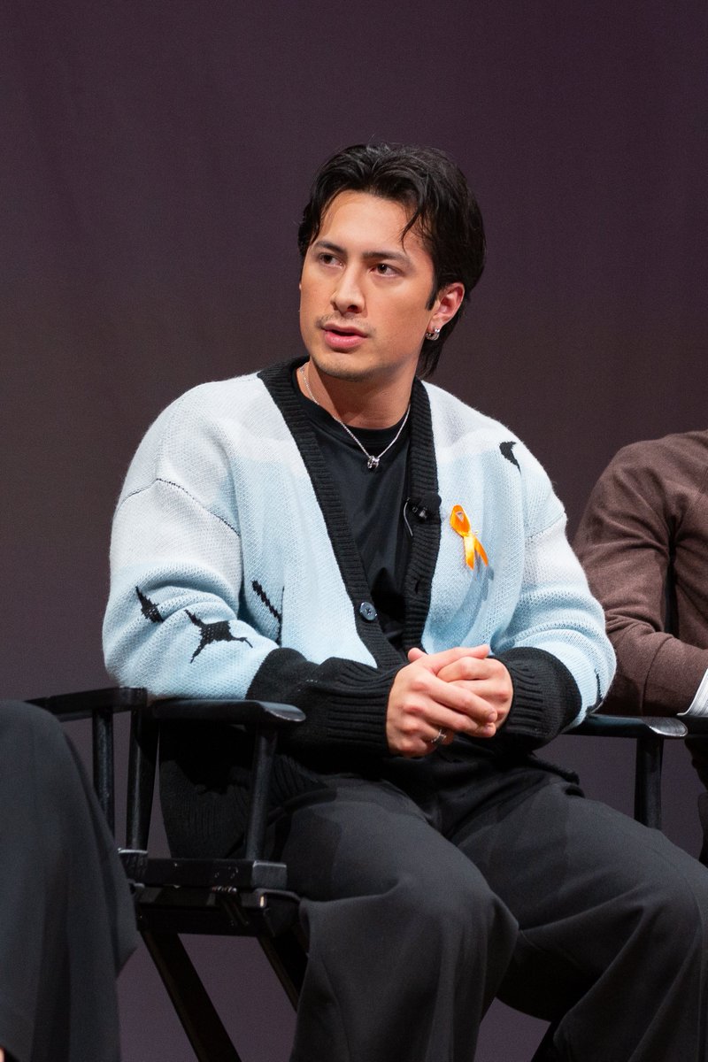 hudsonwphotos's tweet photo. Hudson Williams at the Irina Foundation panel during the Kate Spade New York Global Summit on Women’s Mental Health 2026 https://t.co/fOaFKJ6sLj