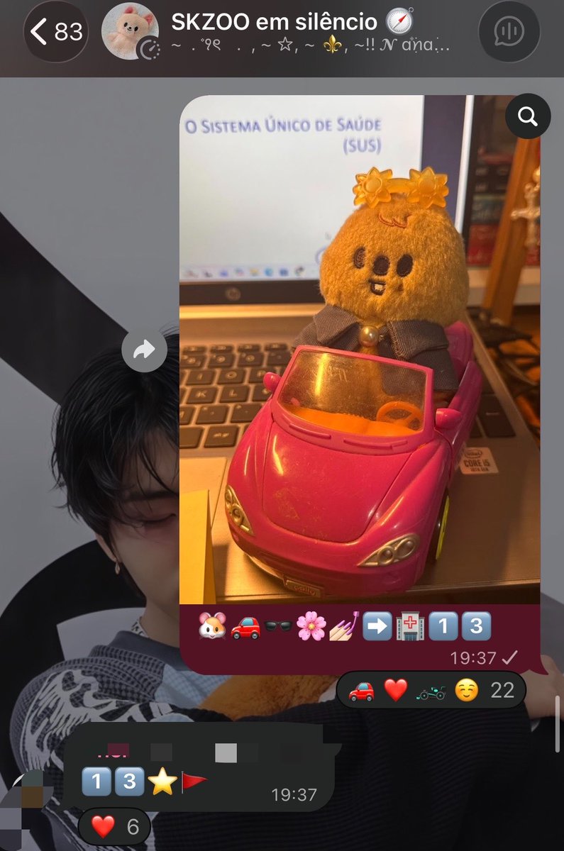 hantification's tweet photo. acabou de rolar uma briga por política no grupo dos skzoo, MAS EM EMOJI KKKKKKKKKKK https://t.co/0OUt2bKfCf
