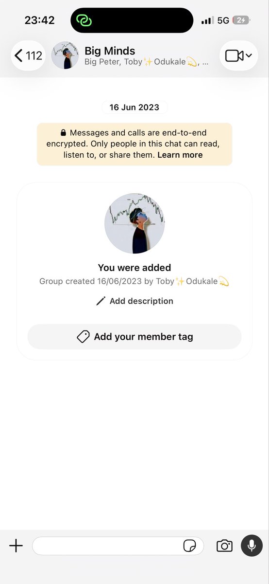 Aactive_001's tweet photo. @bondofweb3 @Onepeterrr Ngl the first person to ever send me money to my wallet was @Onepeterrr 😂, back in 2023 we were in one WhatsApp group together like this and he told everyone to drop addy for $2 each in eth❤️✨… I was in ss2 then I think https://t.co/08jvMkT4vJ