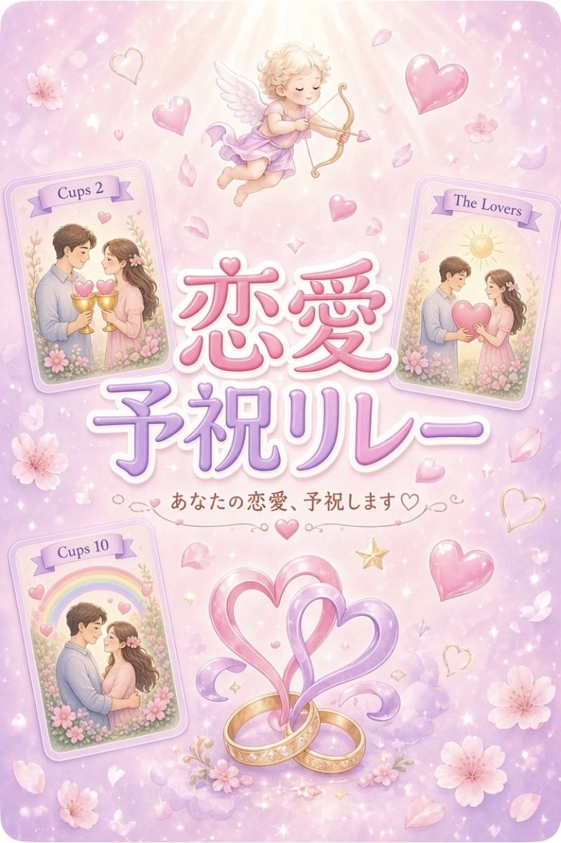 kaoriko_tarot's tweet photo. 🩷恋愛予祝リレー🩷

「この人、私のこと本当に大好きなんだな🩷」って実感できる愛され方で両思い決定❣️

お相手様のあなたへの隠しきれない熱量を全て受け取ってね🩷

明日は@Lily_ycoco さんへ

#幸せ流星群
＃恋愛予祝リレー
＃恋愛ハローワーク https://t.co/S7Lm2PhrwI