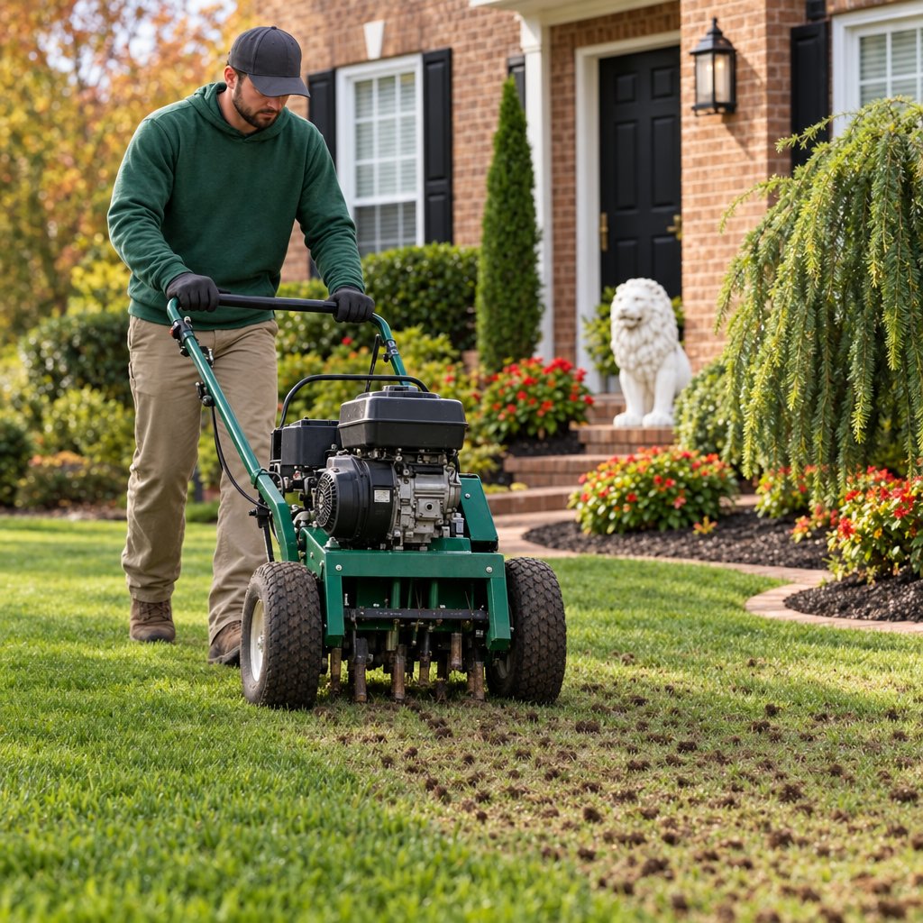 affordableva's tweet photo. Which outdoor area would you improve first? 🌿 Front entry, backyard, flower beds, or lawn edges? Fall is ideal for lawn rejuvenation, soil improvement, and planning healthier growth next year. What’s at the top of your list? #Landscaping #LawnCare #FallLawnCare #OutdoorSpaces https://t.co/KZSdxylA5P