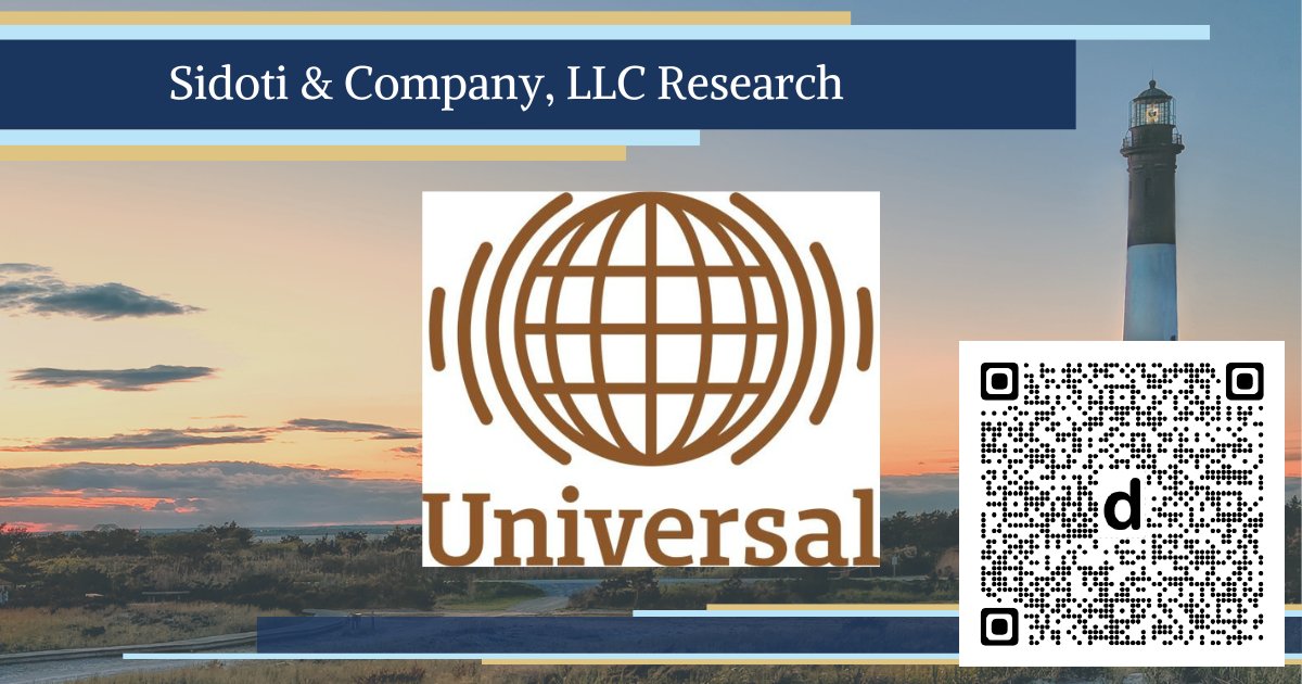 SidotiResearch's tweet photo. New research on $UVV #sidotiresearch
Read note: dlvr.it/TVjvwx
#investing #smallcap #microcap https://t.co/VdTSCeAldv