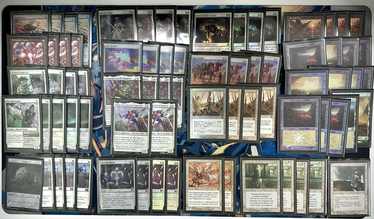 Natalino_91's tweet photo. 4-0 at the Mariano Comense League pauper with Mono W Convoke 🫡

The deck feels like it performs way better in paper than on MTGO, way more consistent… or maybe I was just lucky today? 😂

GGs everyone!
#MTG 
@fireshoes @PauperData @LPComense https://t.co/cWUFrGmfca