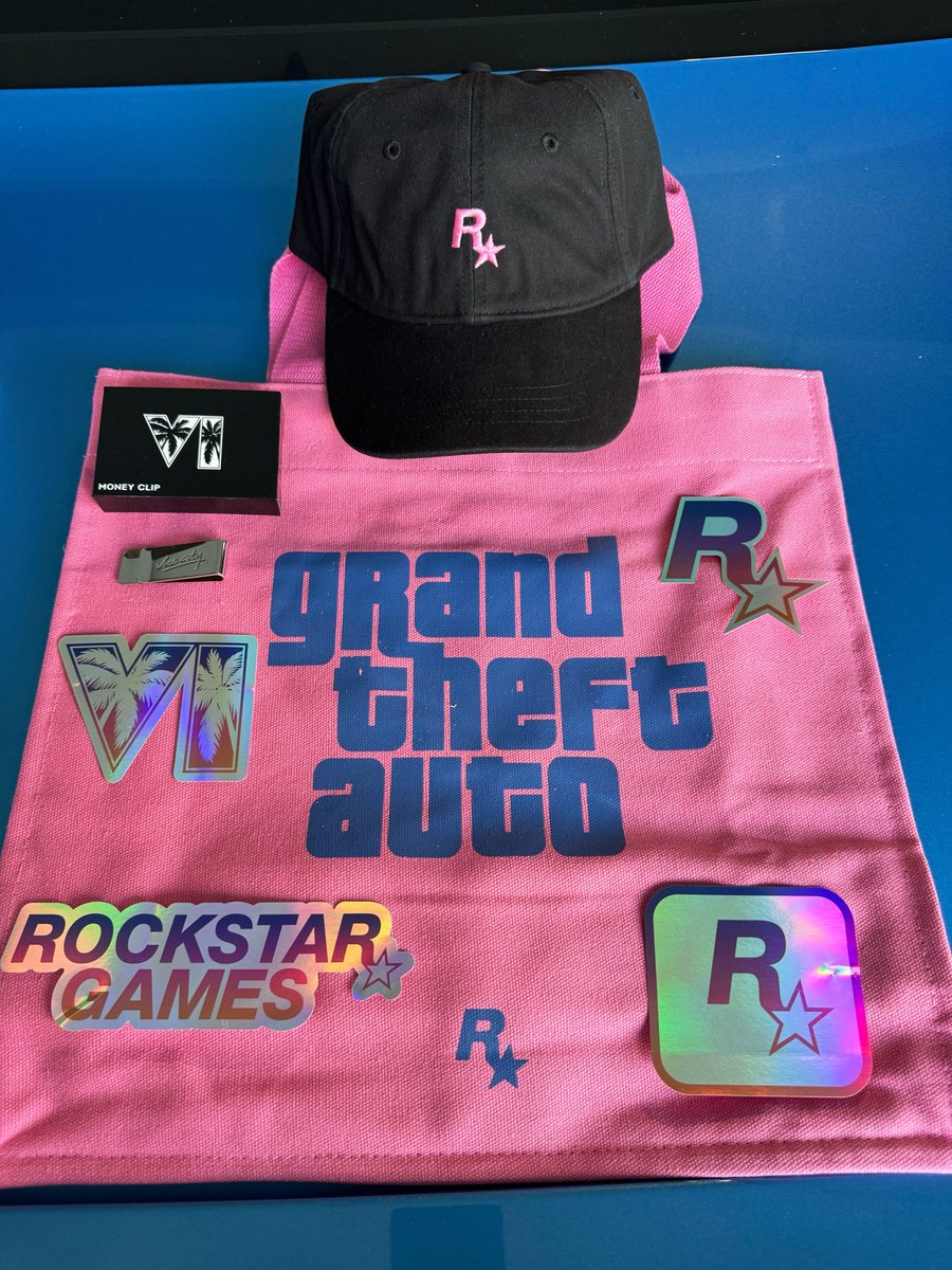 thaRadBrad's tweet photo. Thanks @RockstarGames for the GTA 6 care package! https://t.co/BQ0HoPDyTq