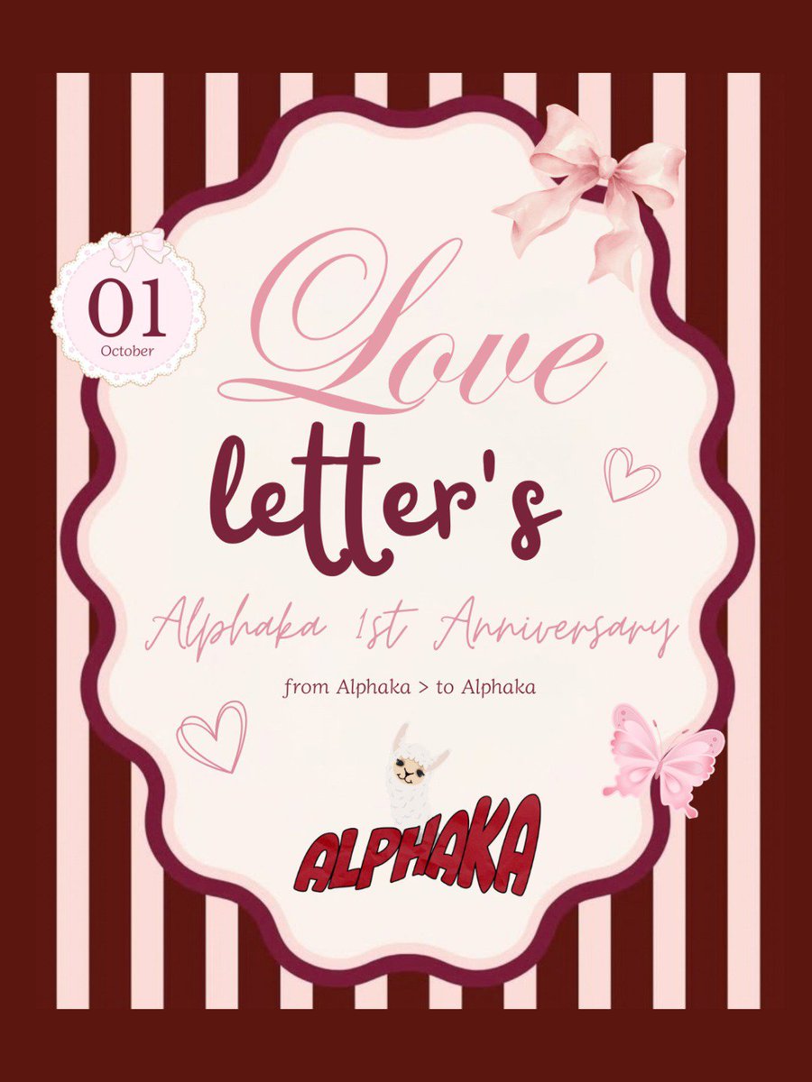Alphaka_02z's tweet photo. 𝙃𝘼𝙋𝙋𝙔 1𝙎𝙏 𝘼𝙉𝙉𝙄𝙑𝙀𝙍𝙎𝘼𝙍𝙔 𝘼𝙇𝙋𝙃𝘼𝙆𝘼🦙

From ALPHAKA, to ALPHAKA🌟

DRIVE TO THE TOP ALPHAKA PALING TOP

#AlphaDriveOne #Allyz #Alphaka02 #ALPHAKA1STANNIV #KEEPSHINNINGALPHAKA #ALPHAKA02JAYA #TEMANTKLEOARNO https://t.co/ds9JO3yHTR