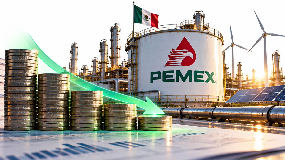 petroleoenergia's tweet photo. ¡Pemex no levanta! Producción y exportaciones tocan mínimos históricos
El reporte de resultados operativos publicado por la empresa estatal advierte que la producción de #PetróleoCrudo ascendió a 1 millón 336 mil #barriles diarios durante el octavo mes del año, esto representa su nivel más bajo desde que la petrolera tiene registros, además de una disminución anual de 2.7 por ciento, lo que significó su caída más alta desde noviembre de 2025.
Adicionalmente, produjo 300.8 mil barriles diarios de condensados que, sumados a la #producción de crudo, dieron como resultado un total de 1 millón 637 mil barriles diarios de hidrocarburos líquidos...
Lee la nota completa aquí: https://t.co/TqUPK1rwvF