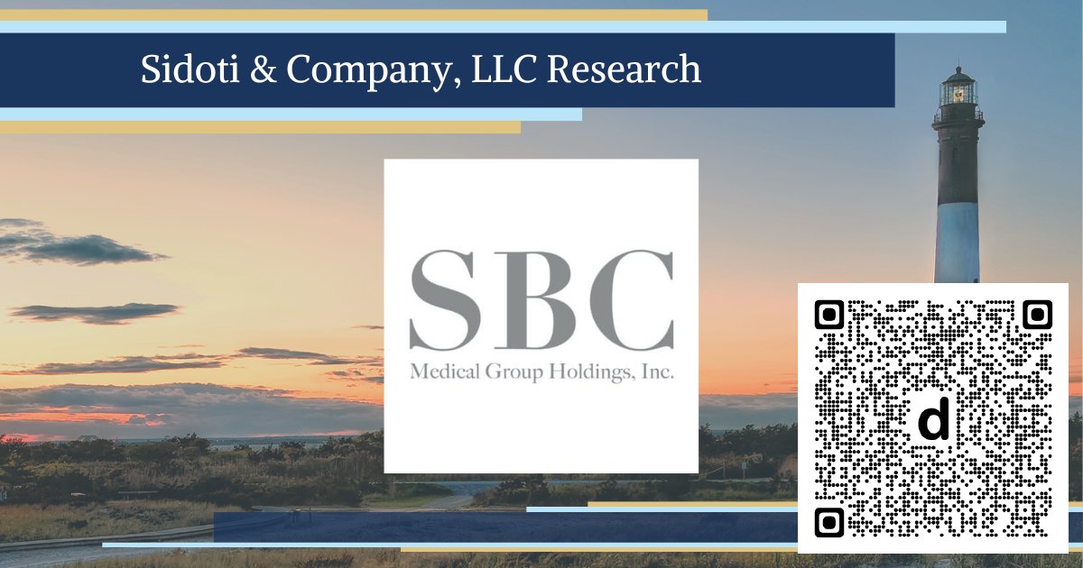 SidotiResearch's tweet photo. New research on @sbcmedicalhldgs $SBC #sidotiresearch
Read note: dlvr.it/TVjvyY
#investing #smallcap #microcap https://t.co/jK1wNVr9Bg