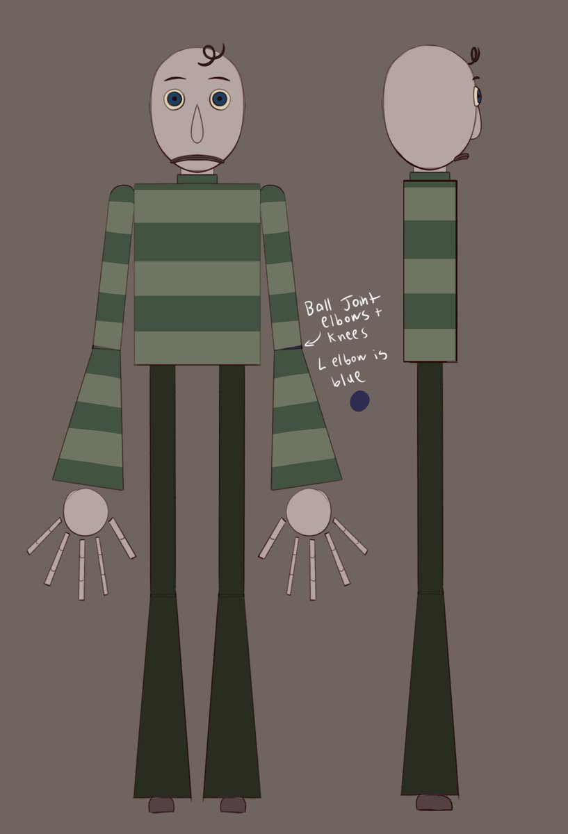 ShmorpMcdurgen's tweet photo. Made a new ref for him, he's got some color now
#baldisbasics https://t.co/G8Y4IzEA4u